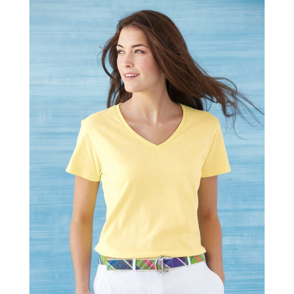 Women's Heavy Cotton™ V-Neck T-Shirt Thumbnail