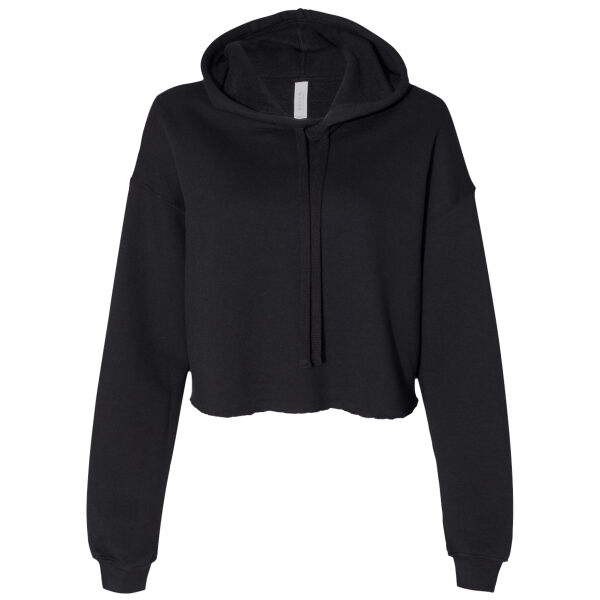 Women's Crop Fleece Hoodie Sweatshirt Thumbnail